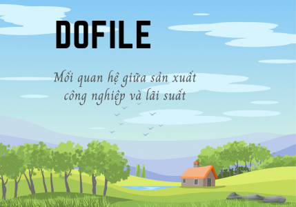 Dofile ước lượng mô hình DSGE, IP - Lãi suất
