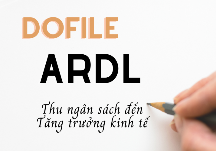 Dofile ước lượng mô hình ARDL - Thu ngân sách