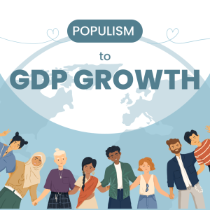 Dofile ước lượng tác động của Populism đến tăng trưởng GDP